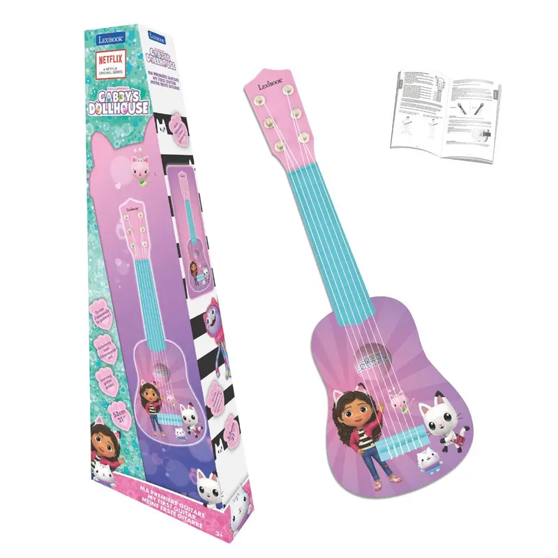 Gabby’s Dollhouse Kids’ Guitar – First Musical Playset with Fun Accessories
