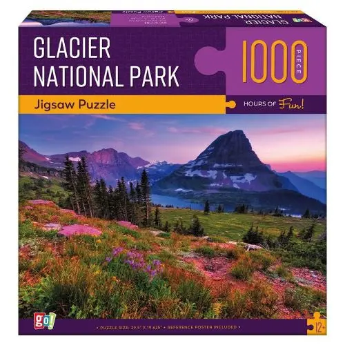 GC Glacier National Park Puzzle – 1000-Piece Scenic Landscape Jigsaw