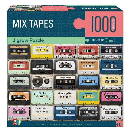 GC Mix Tape Puzzle Vol. 3 – 1000-Piece Nostalgic Music-Themed Jigsaw
