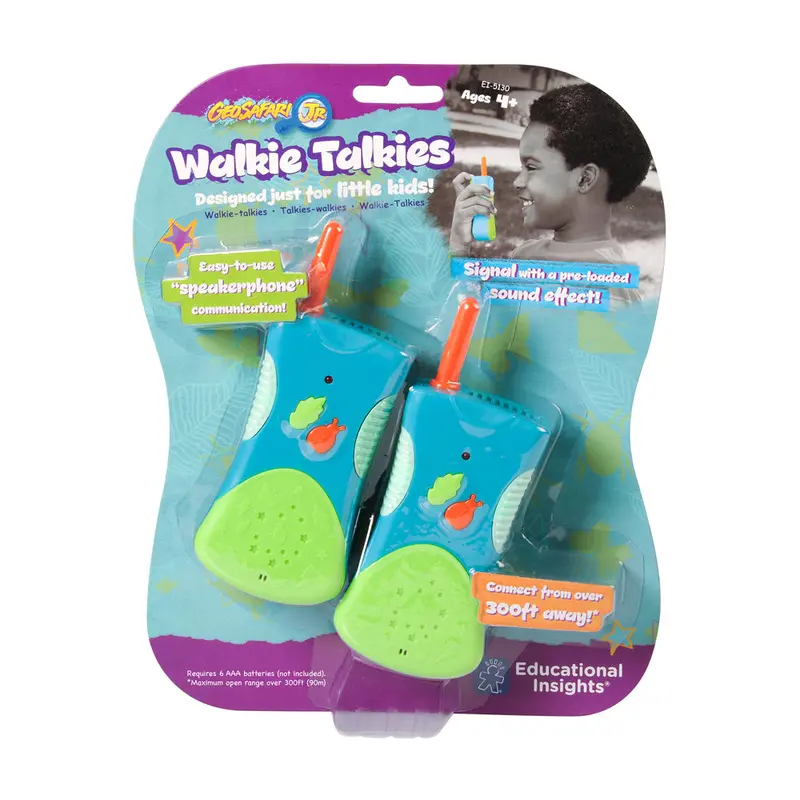 GeoSafari Jr. Walkie Talkies – Interactive Communication Toy for Kids