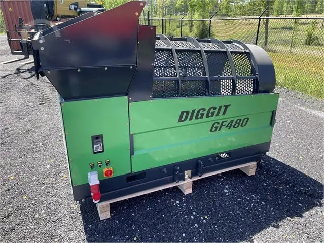 GF480 48-Inch Trommel Soil Screener – 480V 3-Phase Screening Machine with Forklift Pockets | 787481