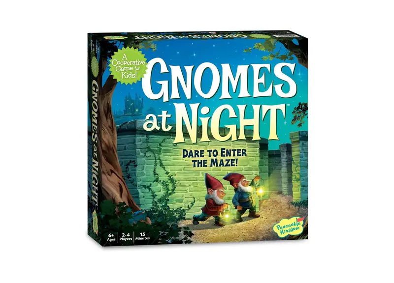 Gnomes at Night – Cooperative Maze Adventure Board Game