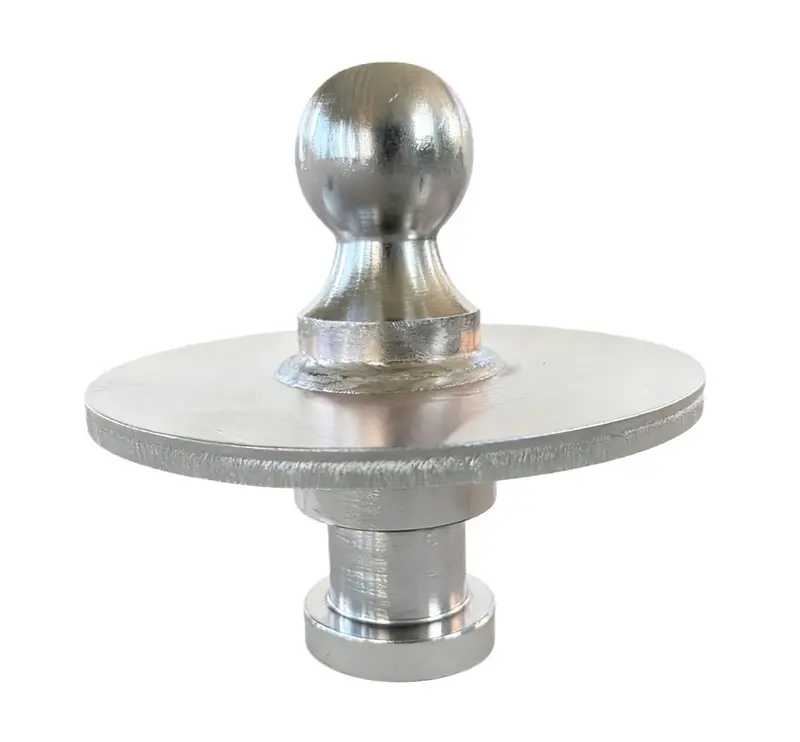 Gooseneck King Pin to Ball Mount Adapter — Heavy-Duty Trailer Hitch Conversion Kit