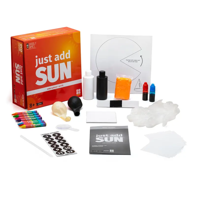 Griddly Games Just Add Sun – Solar Oven STEAM Science & Art Experiment Kit