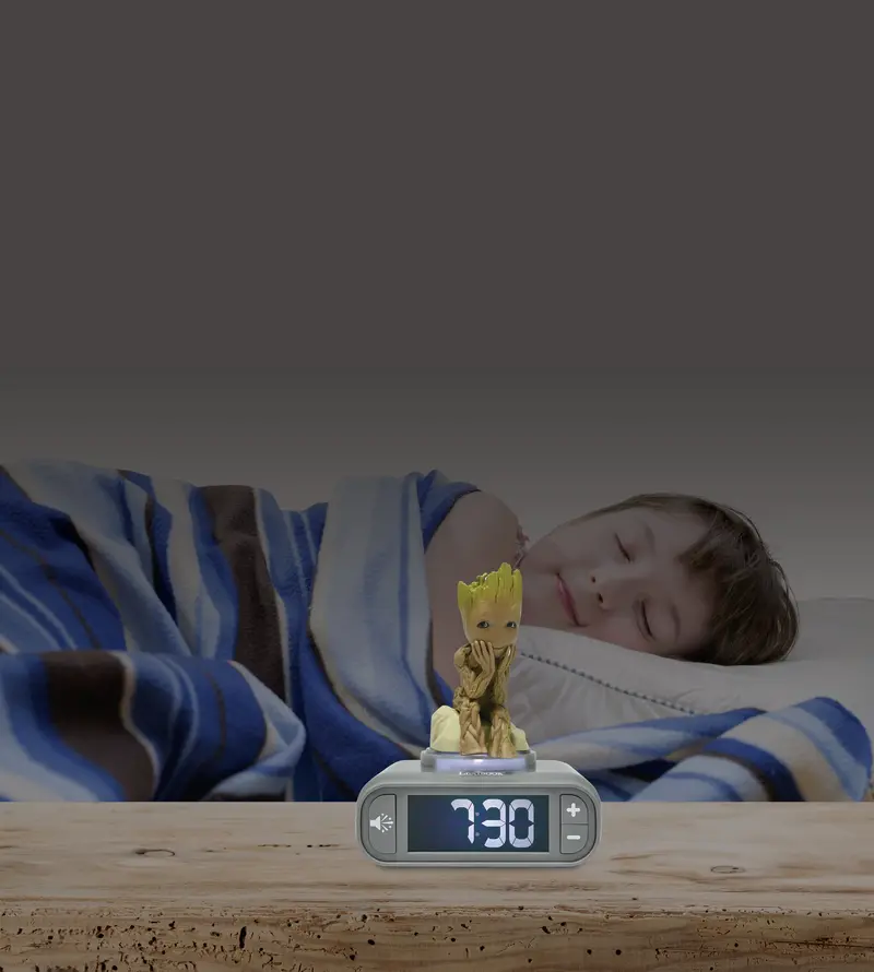 Groot Nightlight Alarm Clock – Themed Glow and Audio Features