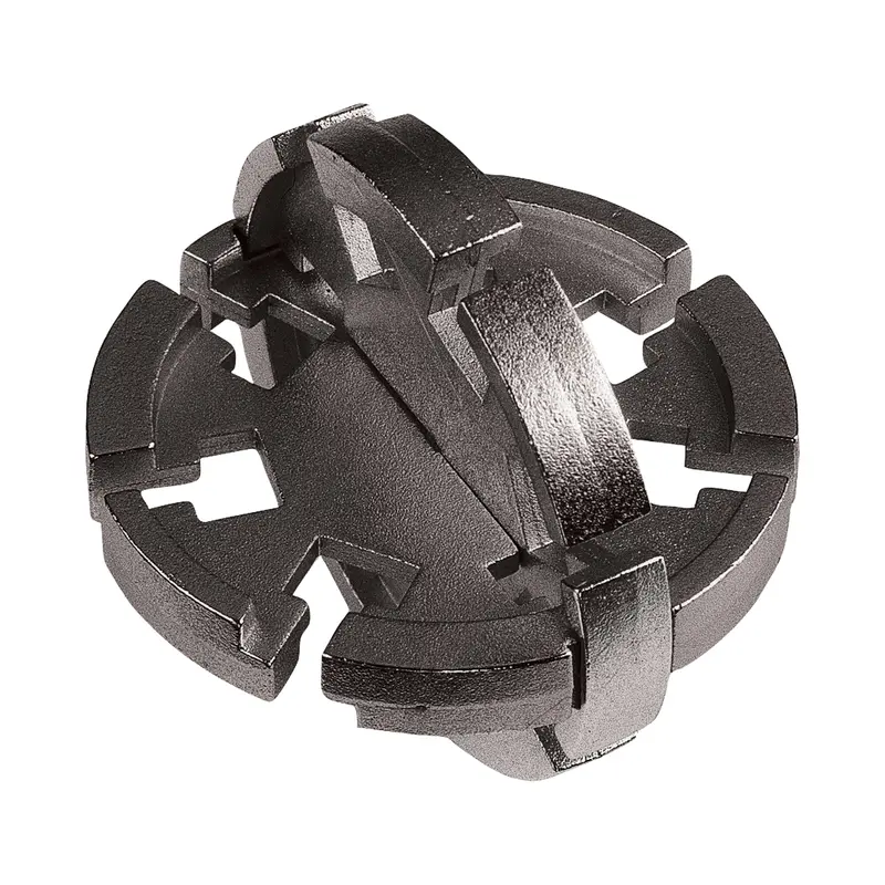 Hanayama Cast Disk Puzzle – Level 2 Precision Metal Brainteaser