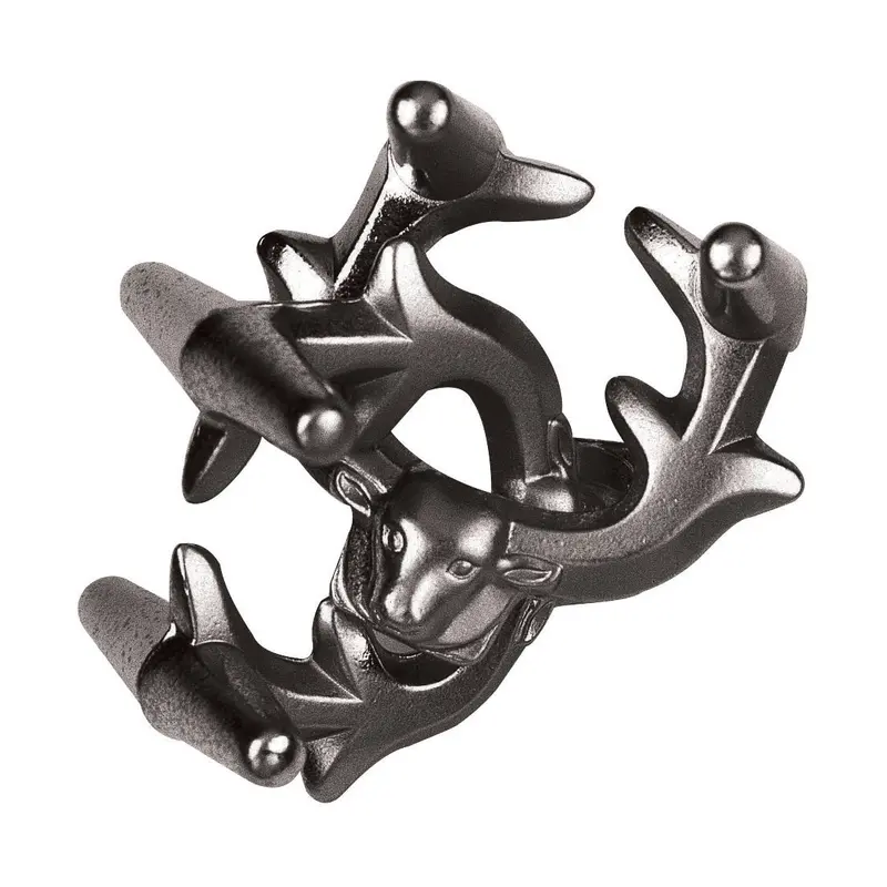 Hanayama Cast Elk Puzzle – Level 5 Advanced Metal Brain Teaser