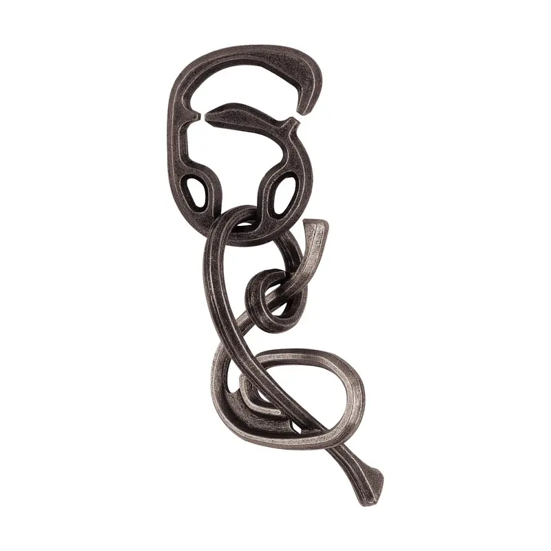 Hanayama Cast Enigma Puzzle – Level 6 Complex Interlocking Metal Challenge