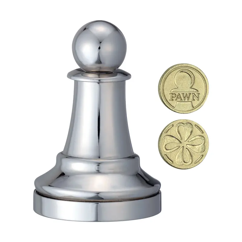 Hanayama Cast Metal Chess Pawn Puzzle – Level 1 Entry-Level Challenge by BePuzzled