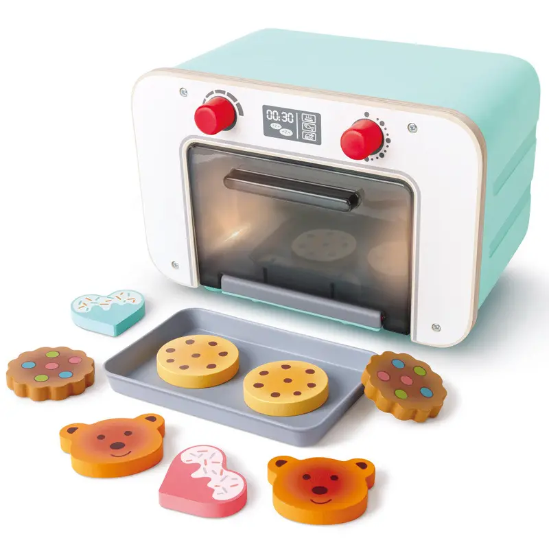 Hape Countdown Baking Oven – Interactive Wooden Kitchen Toy with Lights & Sounds