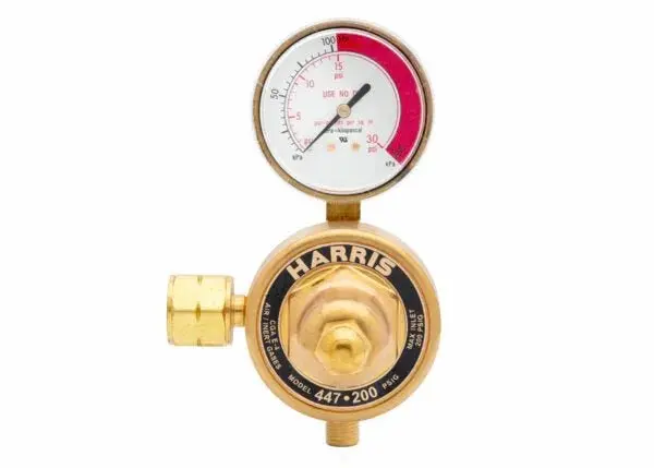 Harris Pipeline Air/Inert Gas Regulator – Single-Stage, 1/4" Rh Female Port (447-125-4000582) 1