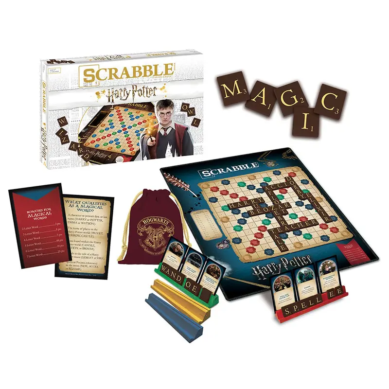 Harry Potter SCRABBLE by USAopoly – Themed Word-Building Board Game