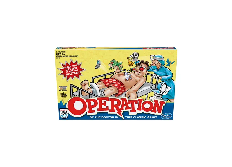 Hasbro Classic Operation Game – Award-Winning Hand-Eye Coordination Skill Toy