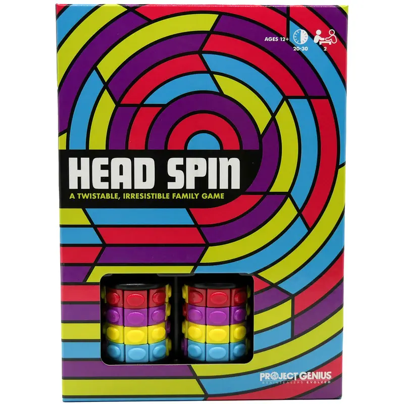 Head Spin Fidget Spinner Puzzle – Rotating Brain Teaser for Focus & Dexterity