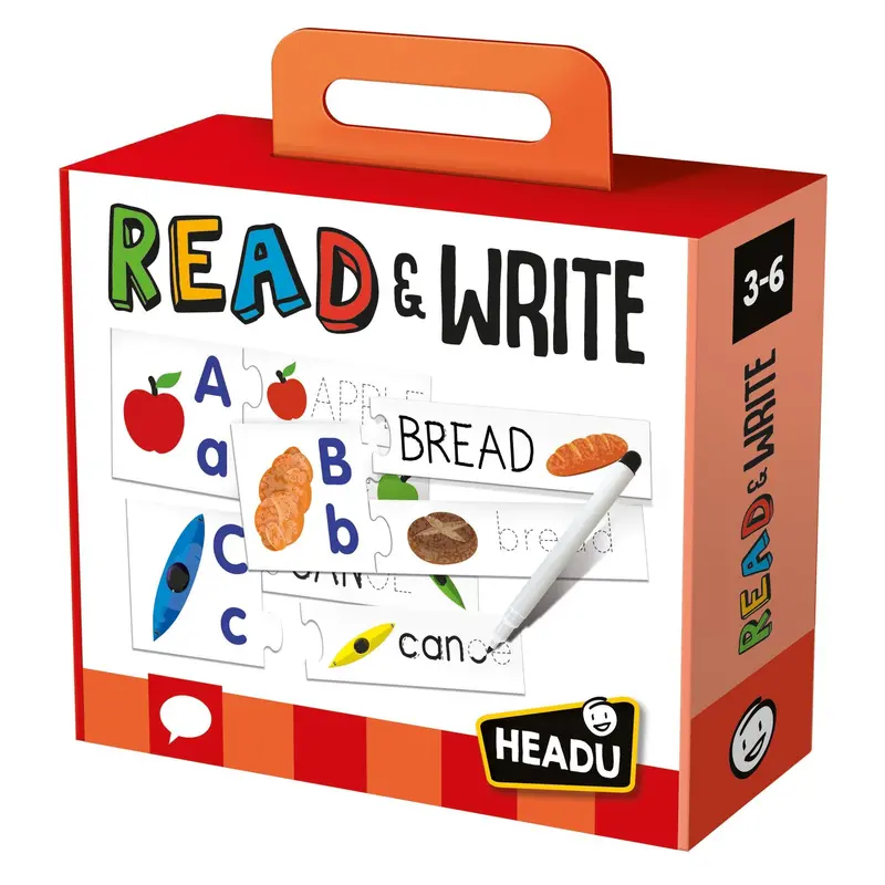 Headu Read & Write Alphabet Puzzles – Preschool Writing Skills Kit