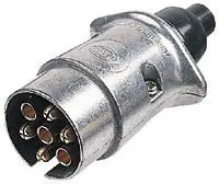 Heavy-Duty 12V Metal Trailer Plug – For Car and Light Trailers