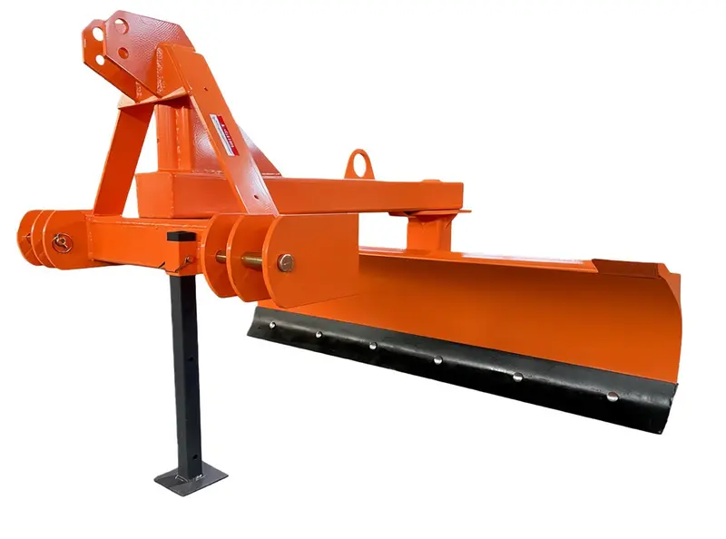 Heavy-Duty 3-Point Tractor Grader Blade — Available in 6 ft and 7 ft Widths for Cat 1 & Cat 2 Tractors