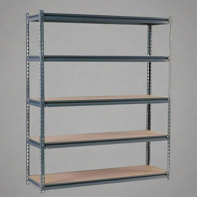 Heavy-Duty 6-Foot Garage Storage Shelf – 5-Tier Steel Racking System with 3300 lb Load Capacity