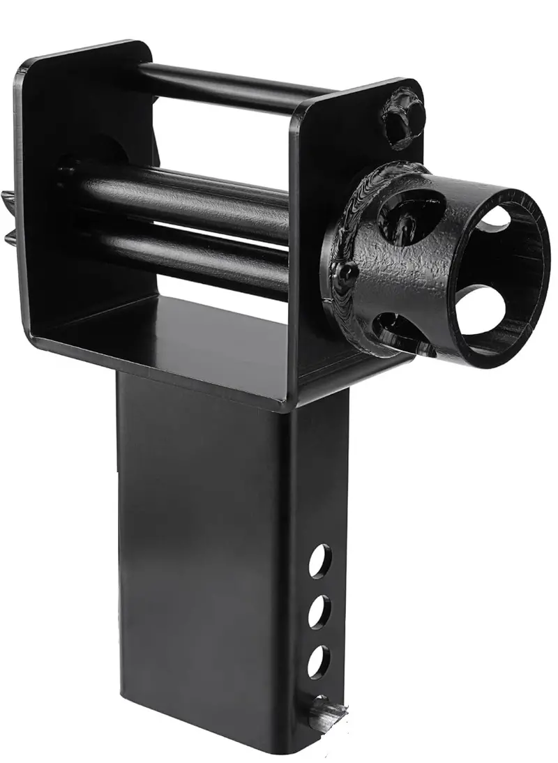 Heavy-Duty Flatbed Trailer Stake Pocket Winches – Adjustable Steel Mounting System
