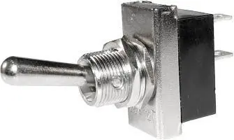 Heavy-Duty Metal Toggle Switch – ON/OFF Control with Blade Terminals