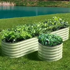 Heavy-Gauge Raised Metal Garden Bed – Galvanized Steel Planter Box for Vegetables, Herbs, and Raised-Bed Gardening