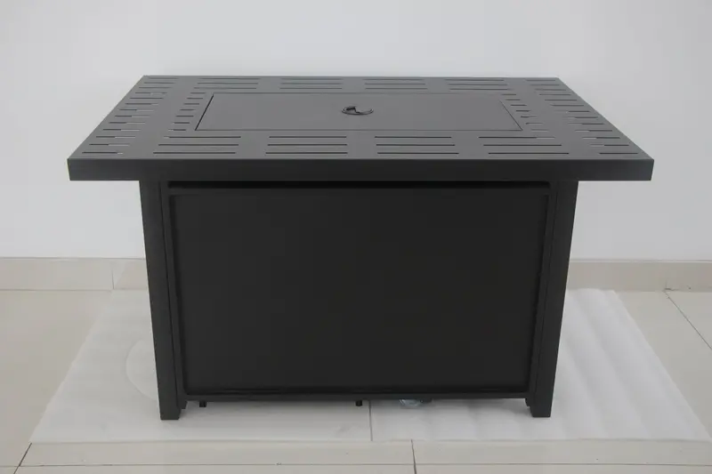 Heavy-Gauge Steel Propane Fire Pit Table – 50,000 BTU Outdoor Gas Fire Feature with Natural Gas Conversion Kit (KLD4007L)