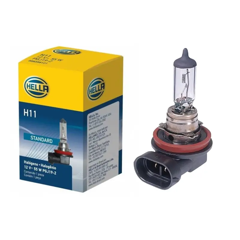 Hella H11 Halogen Headlight Bulb – 12V, 55W