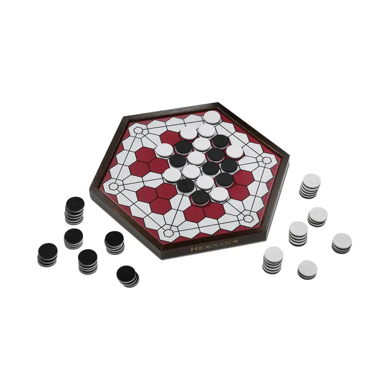 HEXOVER Reversible Disk Strategy Game
