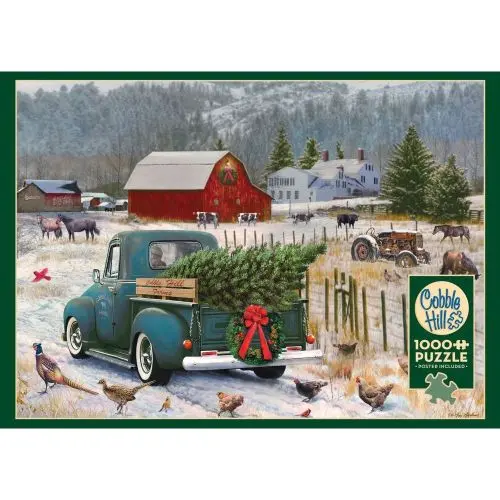 Home for Christmas Jigsaw Puzzle – 1000-Piece Holiday Scene by Dominic Davidson