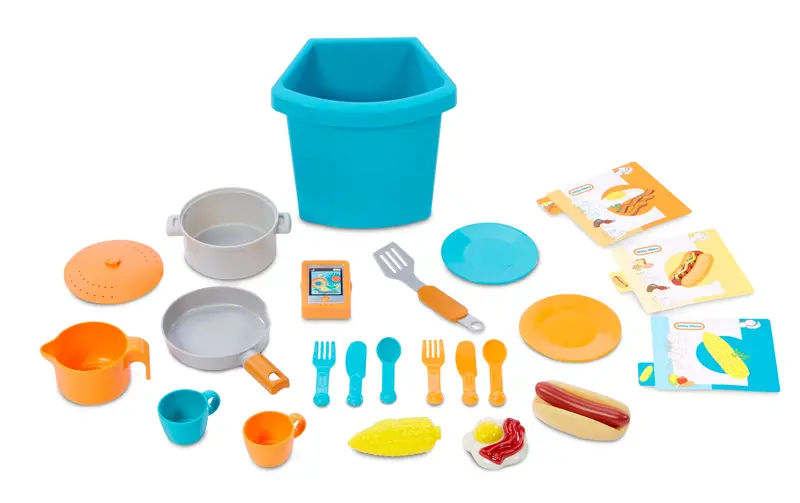 Home Grown Corner Modern Kitchen Playset – Stylish Pretend Cooking Toy