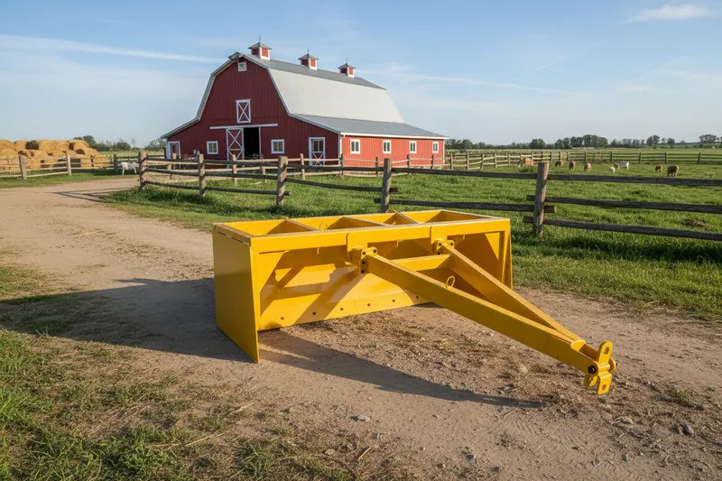 Hydraulic-Tilt HD Box Scraper for Tractors – 8FT, 10FT, or 12FT Land Leveling