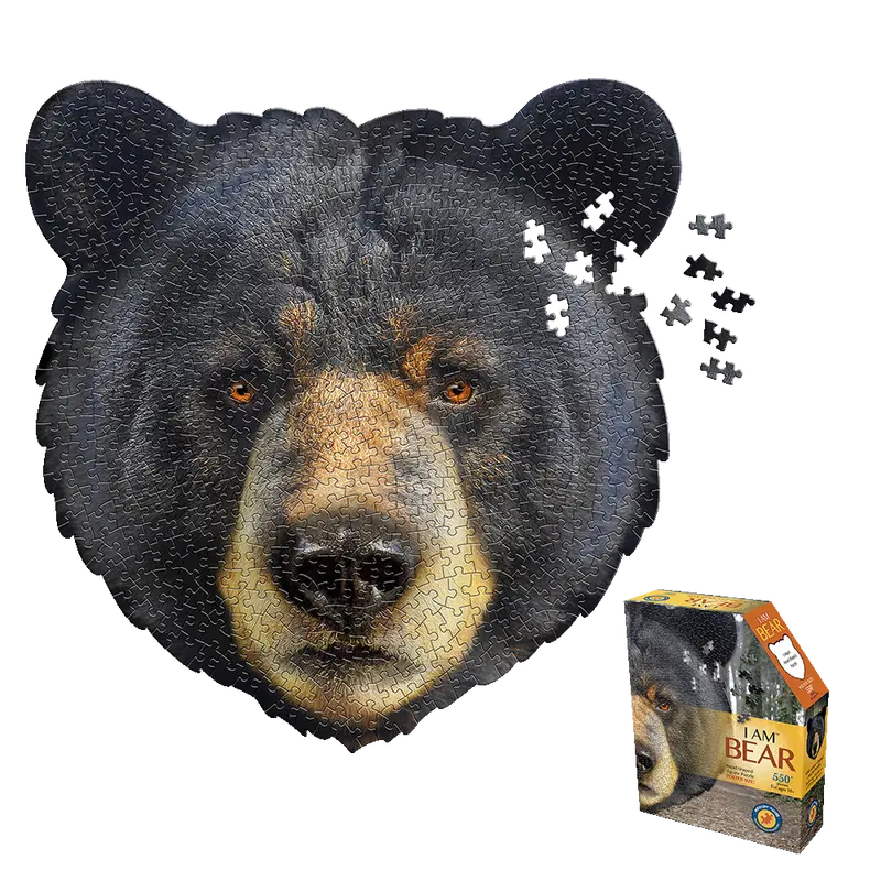 I AM Bear Wildlife Jigsaw Puzzle – 550-Piece Animal-Themed Challenge by Madd Capp