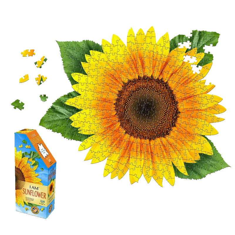 I AM SUNFLOWER Jigsaw Puzzle – 350-Piece Nature-Themed Challenge – Madd Capp