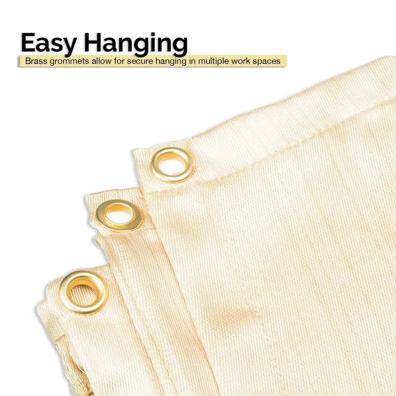 Industrial Fiberglass Welding Blanket – Flame-Retardant, Heat-Resistant to 1000°F, Available in 4×6 FT and 8×8 FT Sizes