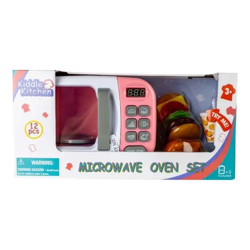 Interactive Microwave Playset – Realistic Sound & Light Features