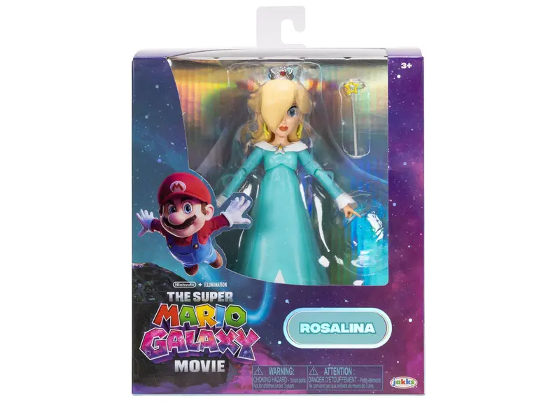 Jakks Pacific Super Mario Galaxy Movie Rosalina Figure – 5-Inch Screen-Accurate Replica