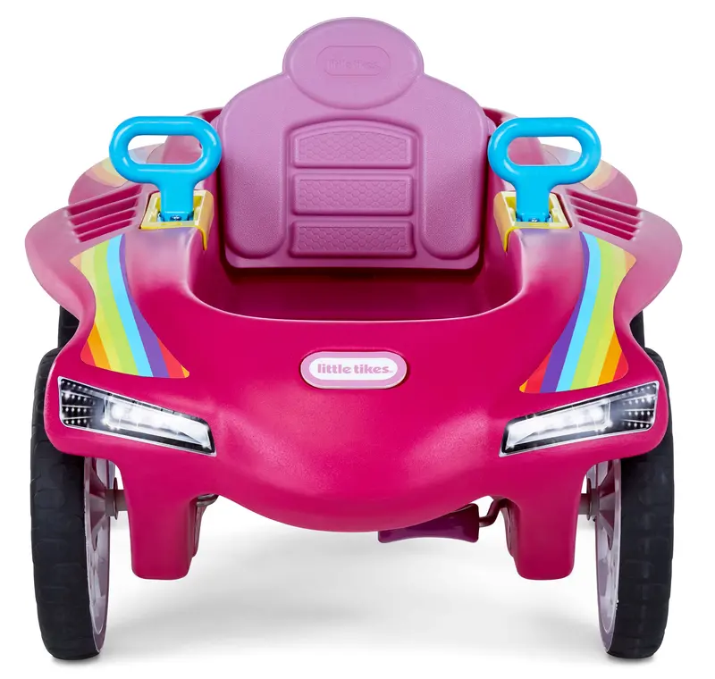 Jett Car Racer Pink Pedal-Powered Outdoor Vehicle for Kids
