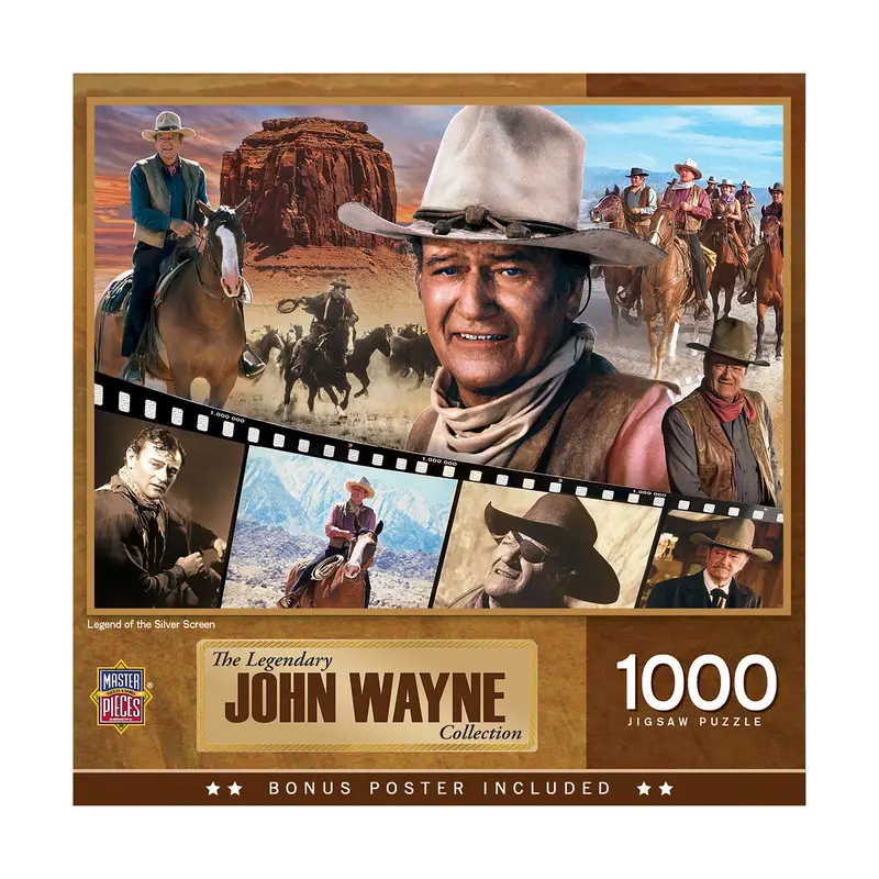 John Wayne Silver Screen Legend Puzzle – 1000-Piece Cinematic Tribute