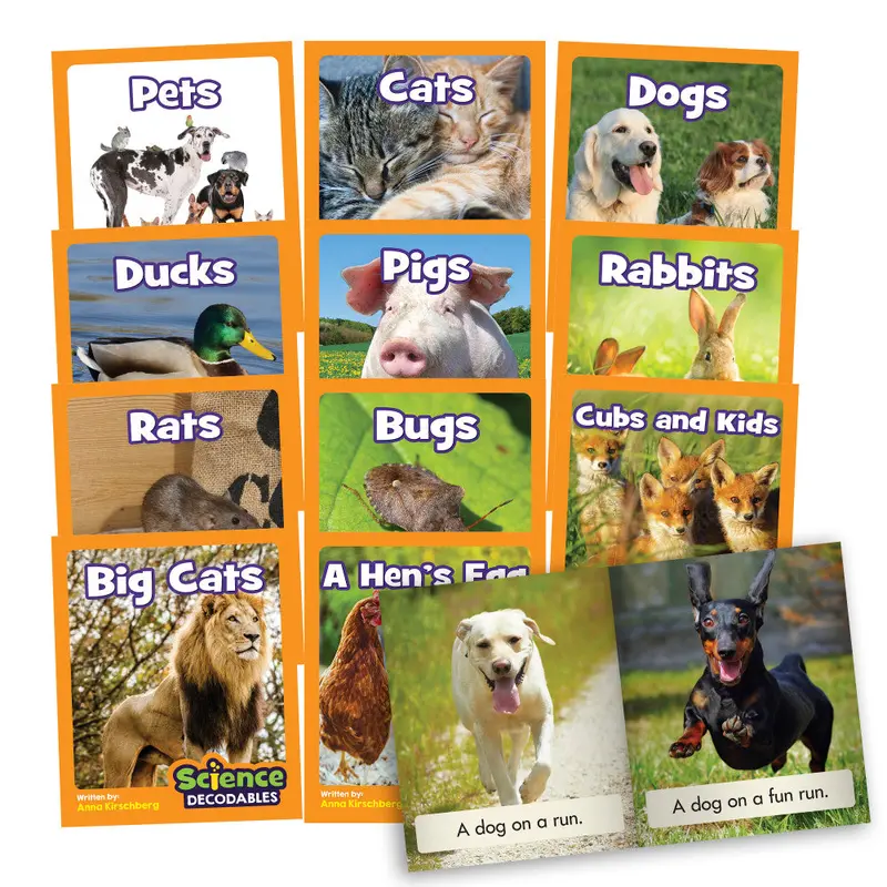 Junior Learning Animal Science Decodables – Nonfiction Reading Kit (Phase 2)