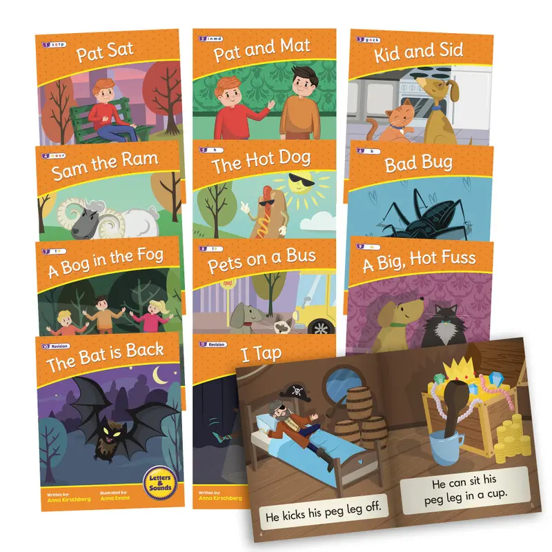 Junior Learning Letters & Sounds Phase 2 Set 2 – Phonics-Based Fiction Readers for Early Learners