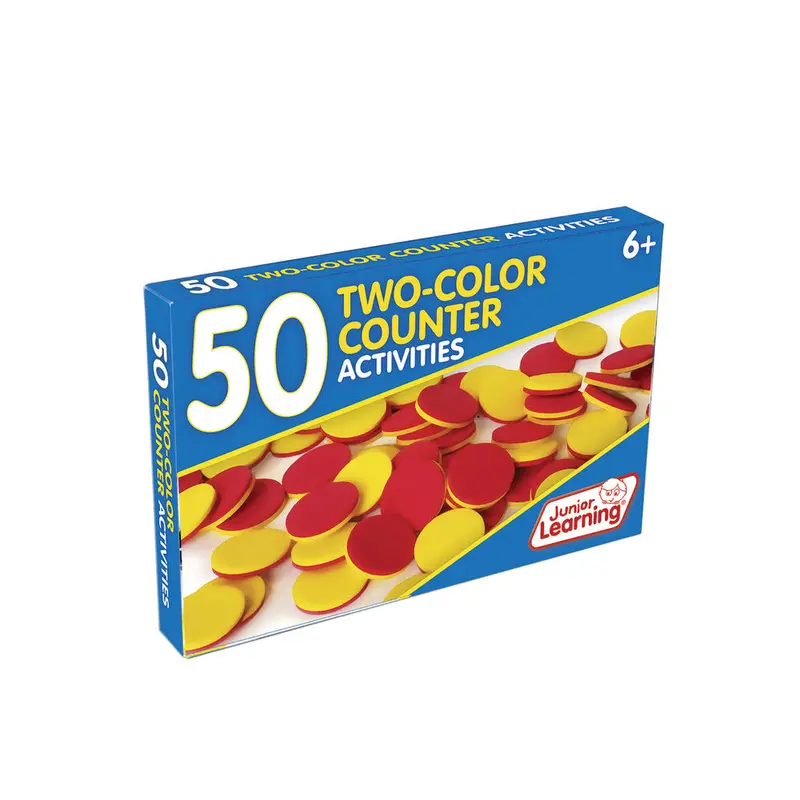 Junior Learning Two-Color Counters – 50-Piece Math Activity Set for Early Learners