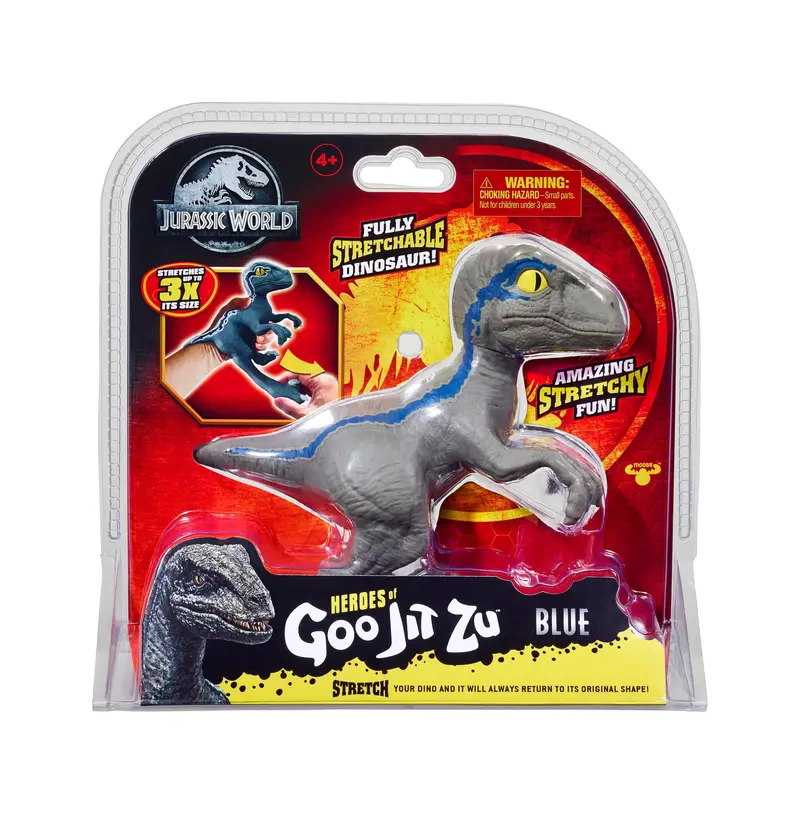 Jurassic World Heroes of Goo Jit Zu Stretch Figure – 4.5-Inch Squishy Collectible Action Toy