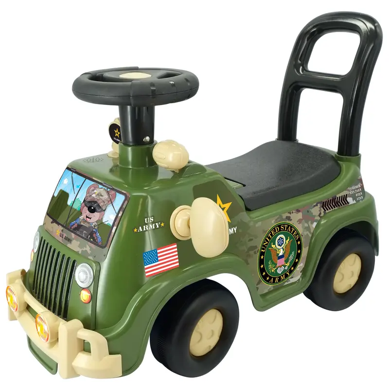 Kiddieland U.S. Army Ride-On Truck – Lights & Sound Interactive Toy