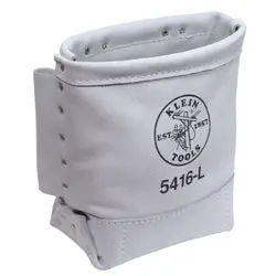 Klein Tools 5416L Leather Bolt Bag for Ironworkers – Tunnel Loop Design
