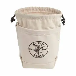 Klein Tools 5416TCP Bolt and Fastener Organizer Bag with Secure Closure