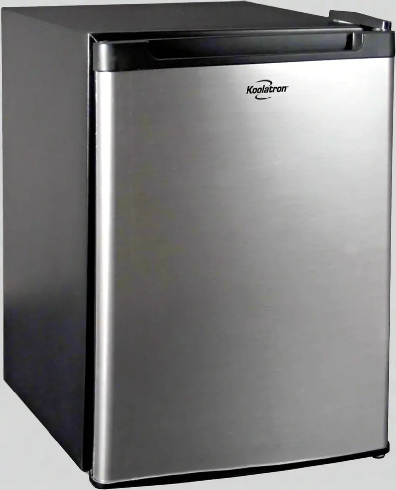 Koolatron Dual-Voltage Mini Fridge with Freezer – 1.76 Cu Ft 12V/110V Compact Refrigerator for Vehicles, Dorms, Offices, or Bedrooms (White)