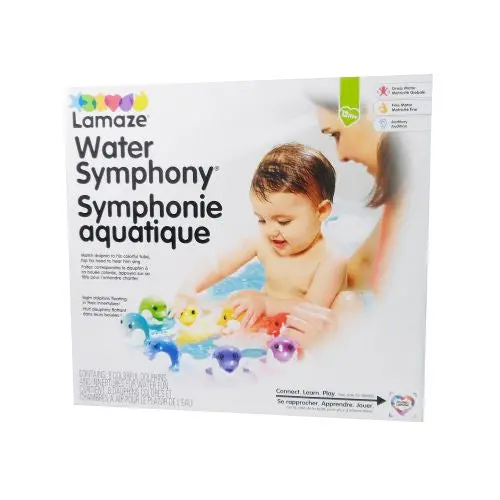 Lamaze Water Symphony – Floating Dolphin Orchestra Sensory Bath Toy