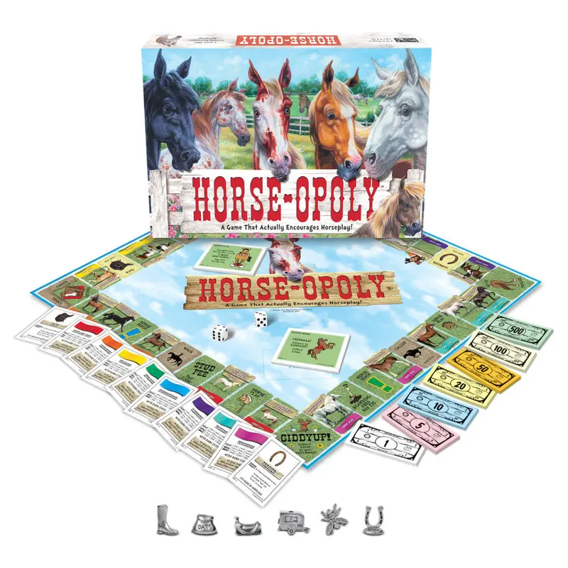 Late for the Sky Horse-Opoly – Equestrian-Themed Strategy Board Game