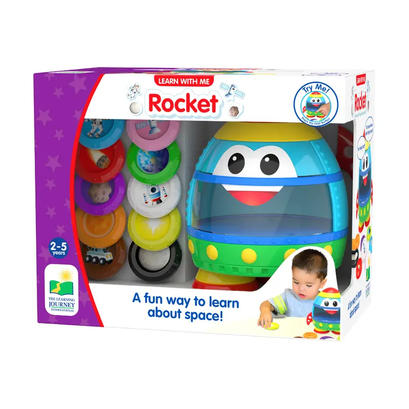 Learn with Me Cosmic Quest Rocket – Space-Themed Interactive Explorer Toy
