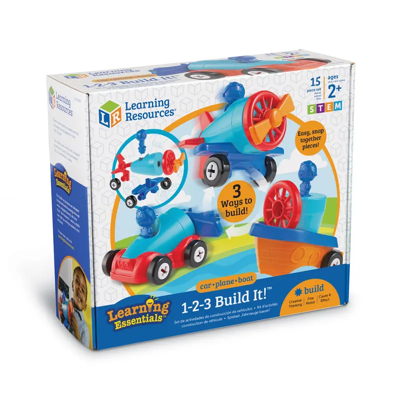 Learning Essentials Build It! Constructor Kit – Multi-Sensory Engineering Set